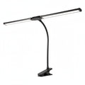 Lámpara de escritorio LED regulable de doble cabezal