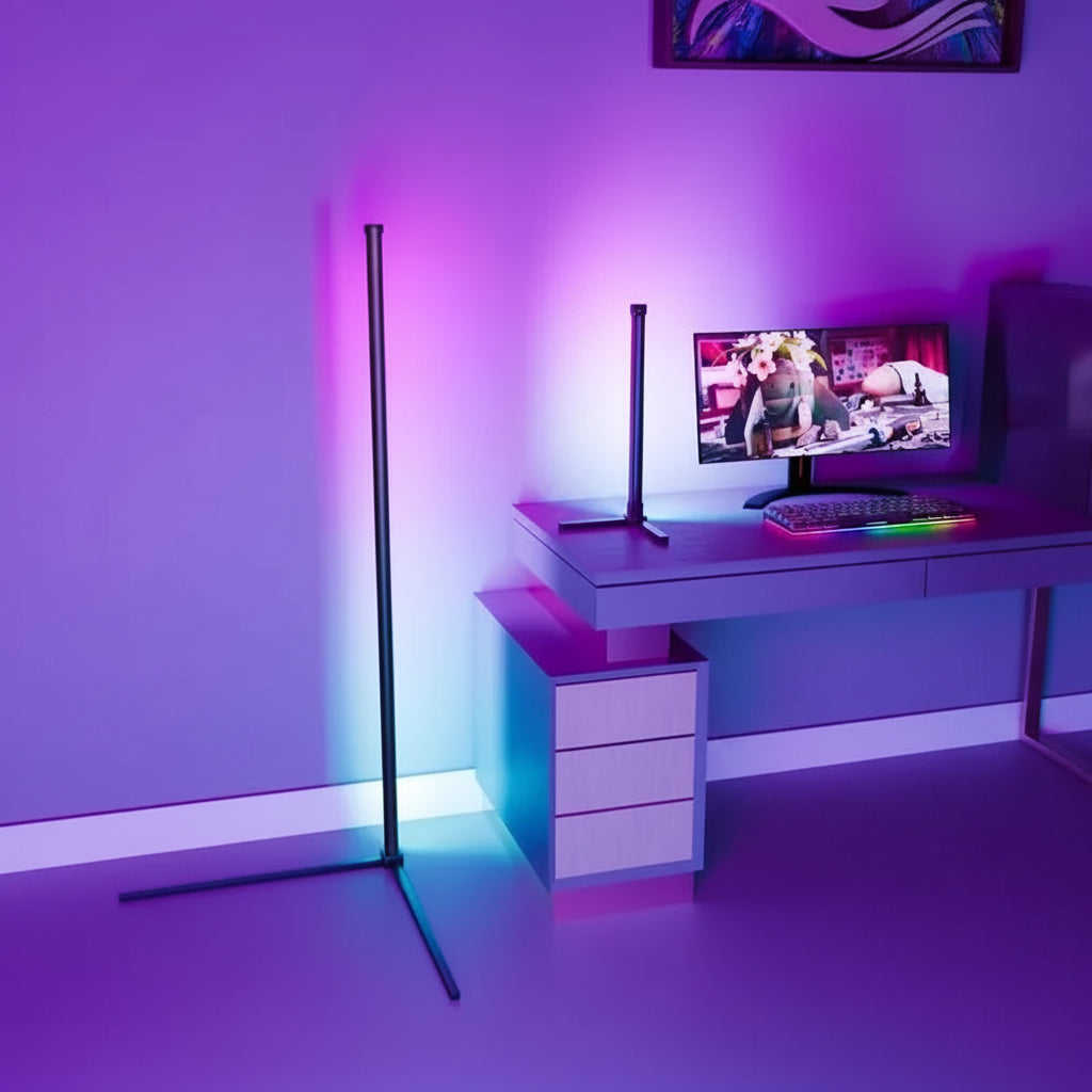 Lámpara de pie LED inteligente