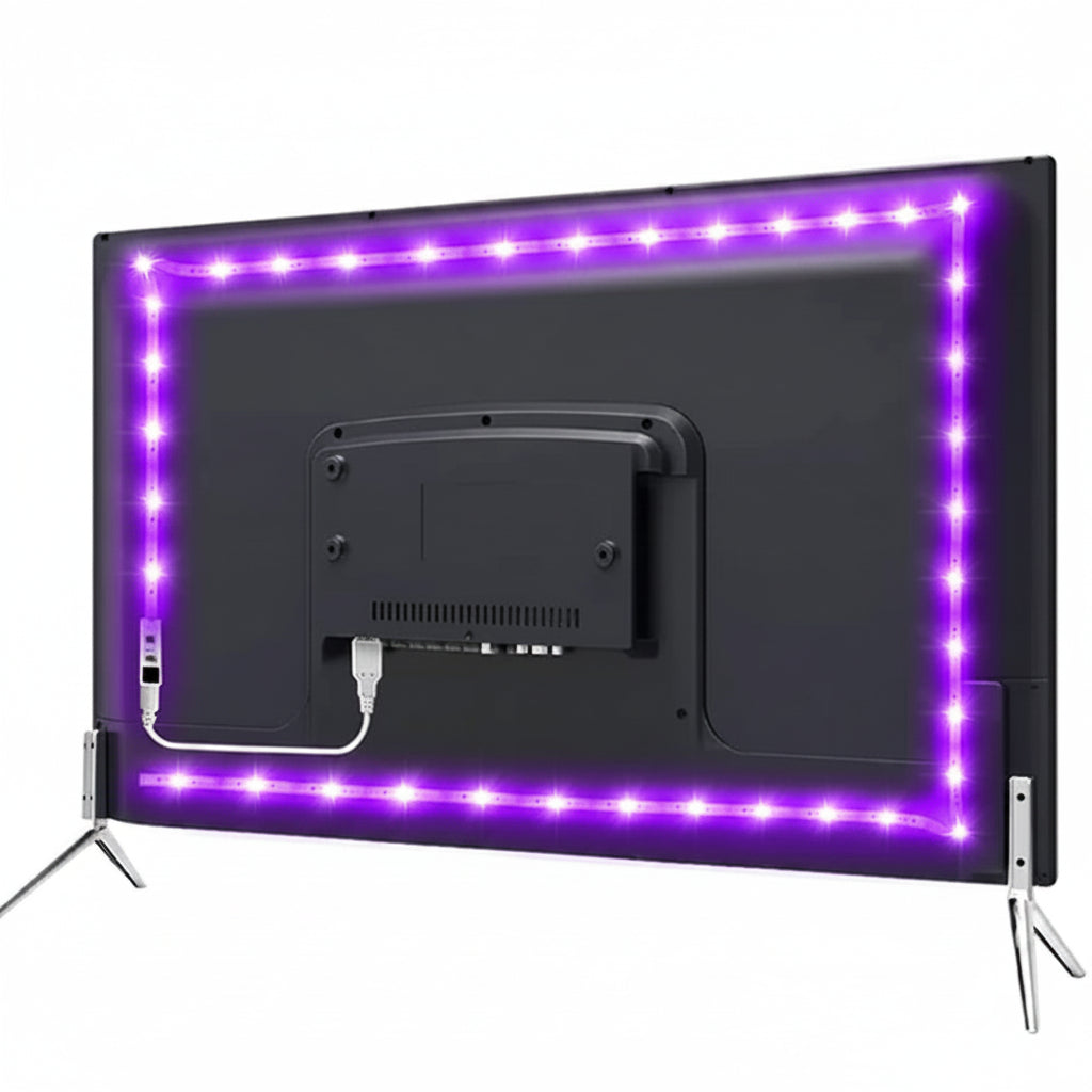 Cinta LED USB adhesiva para TV escritorio