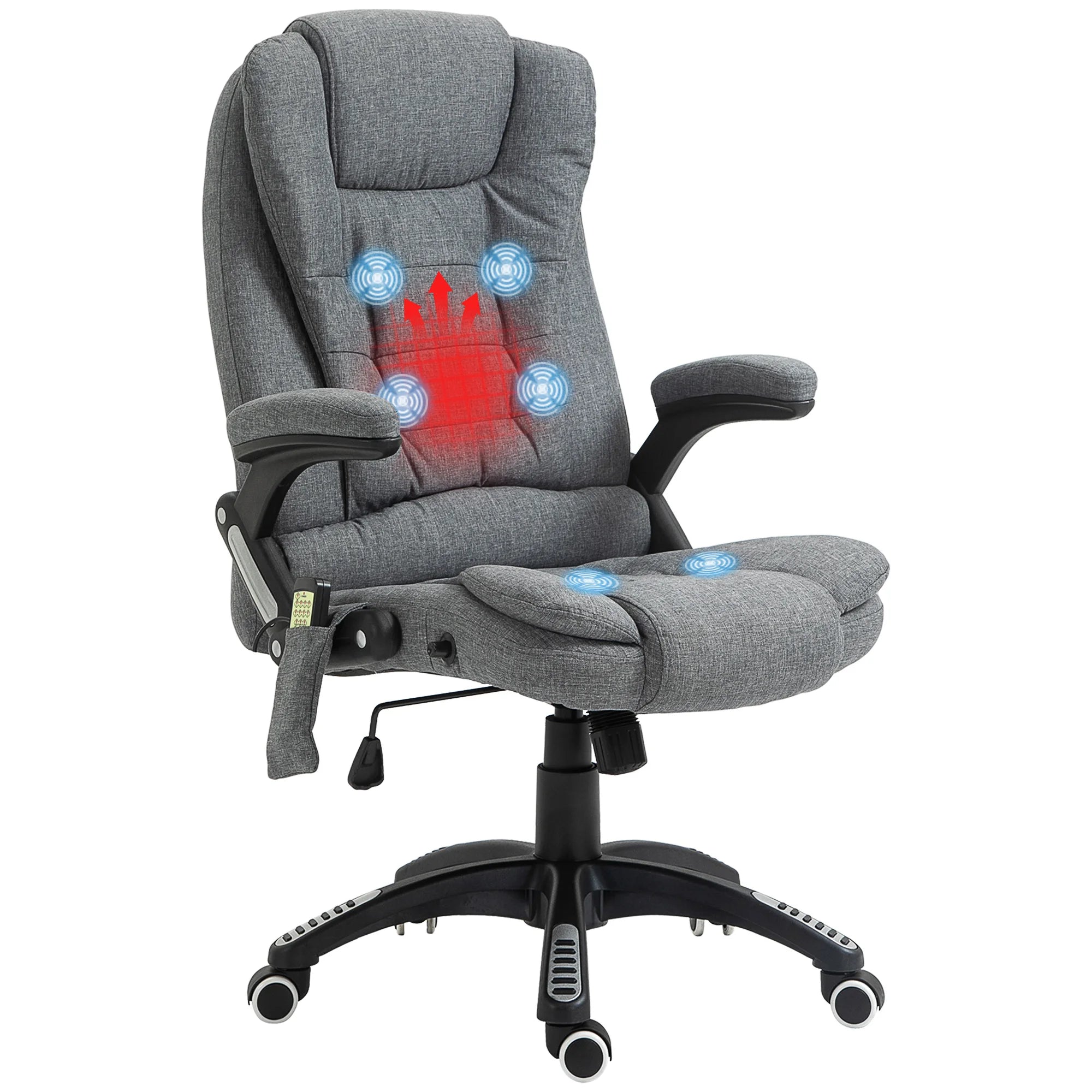 Silla reclinable con 6 puntos de masaje
