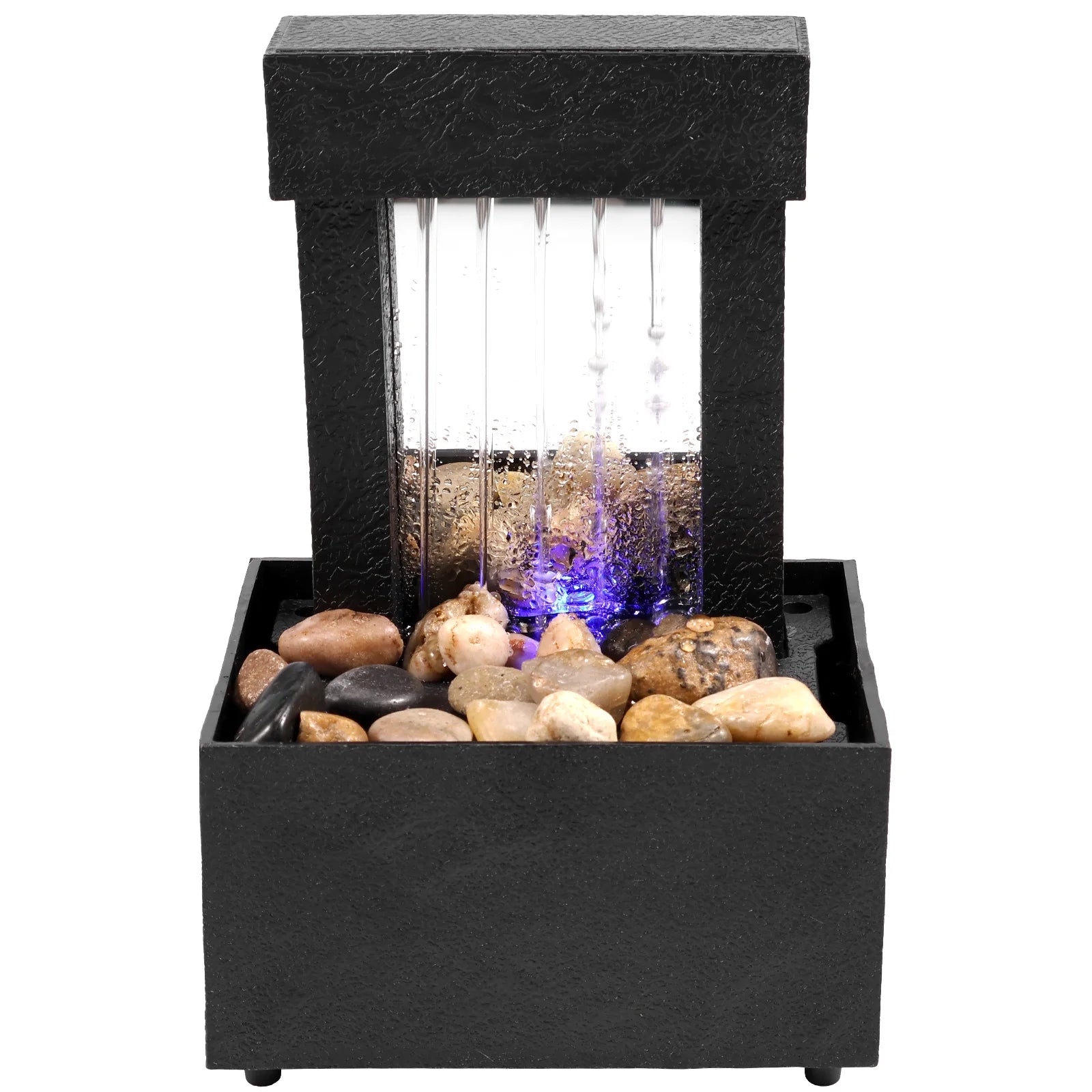 Fuente de mesa con luz